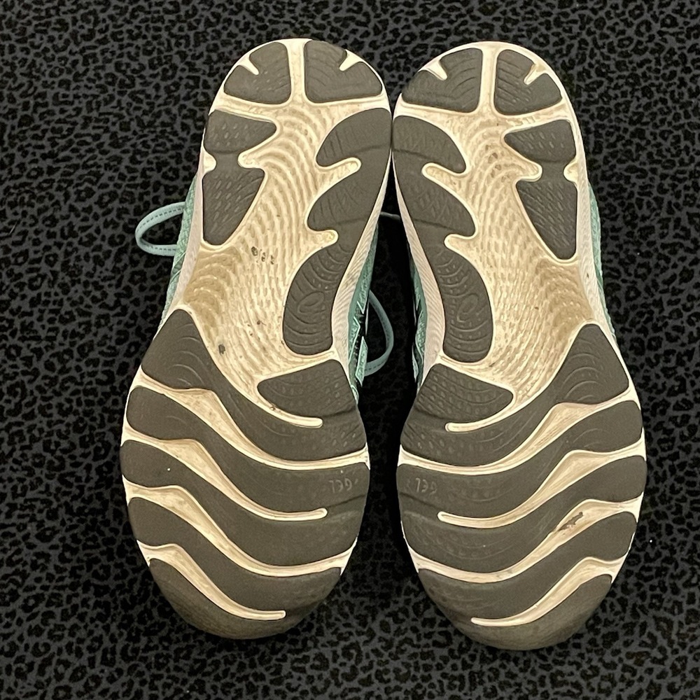 Asics Womens Sneakers Gel Cumulus Size 8 Green Colorful Shoes Walking Running - Picture 7 of 7